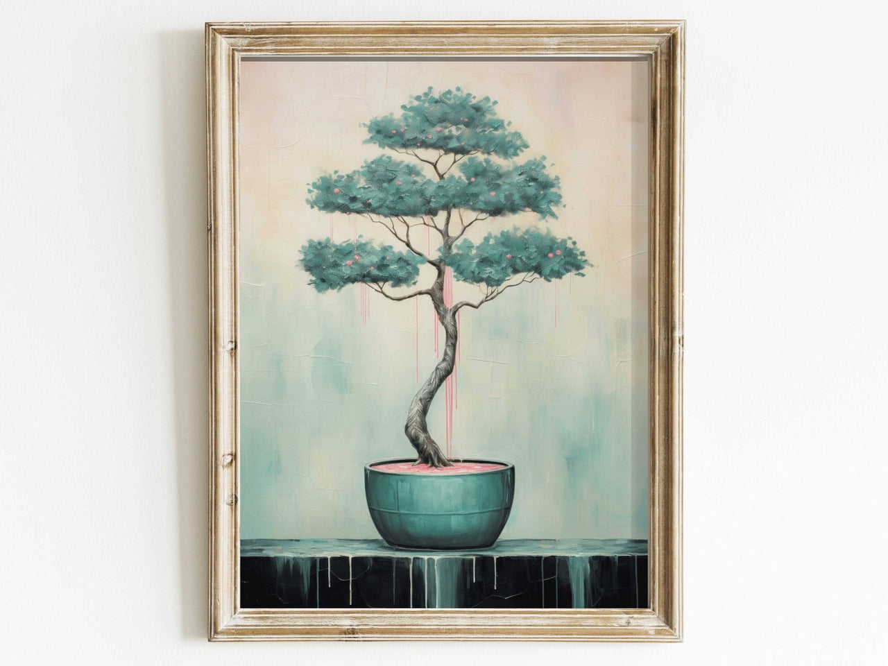 Bonsai Tree Wall Art – Floral Nursery Print