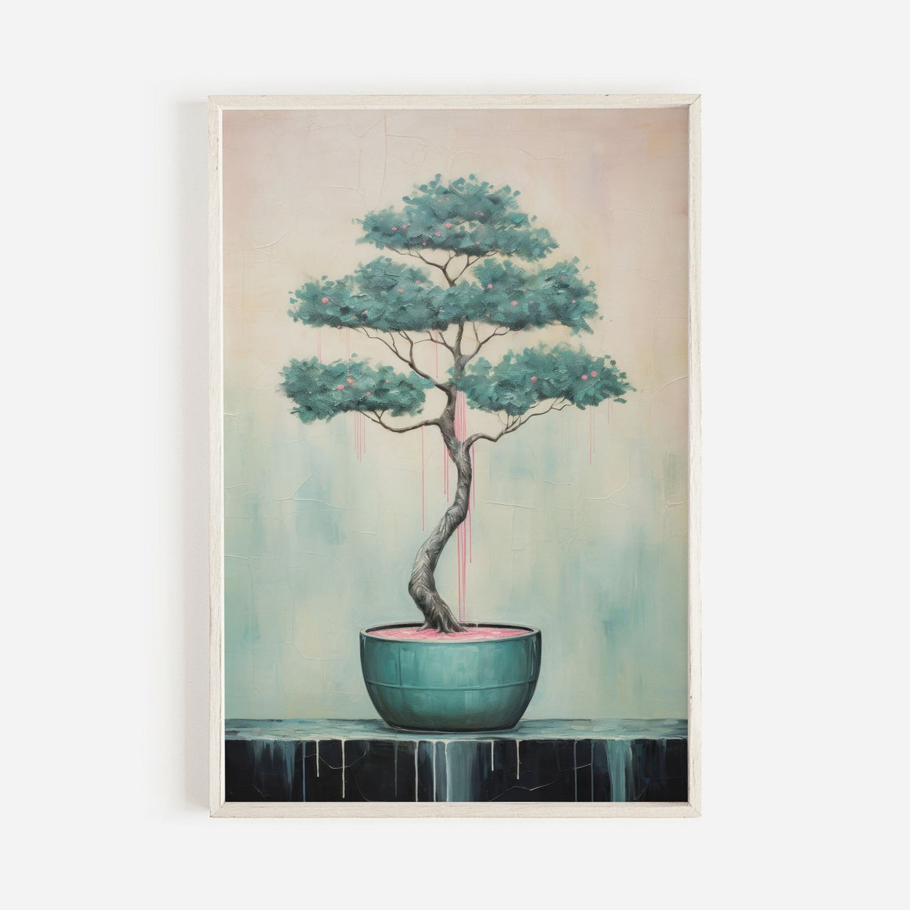 Bonsai Tree Wall Art – Floral Nursery Print
