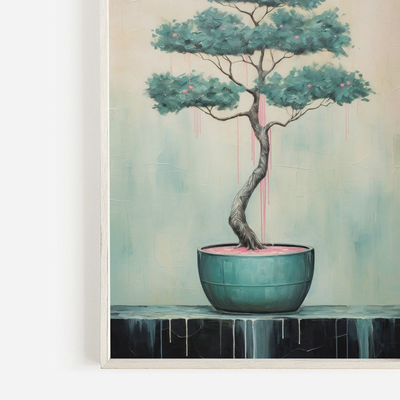 Bonsai Tree Wall Art – Floral Nursery Print