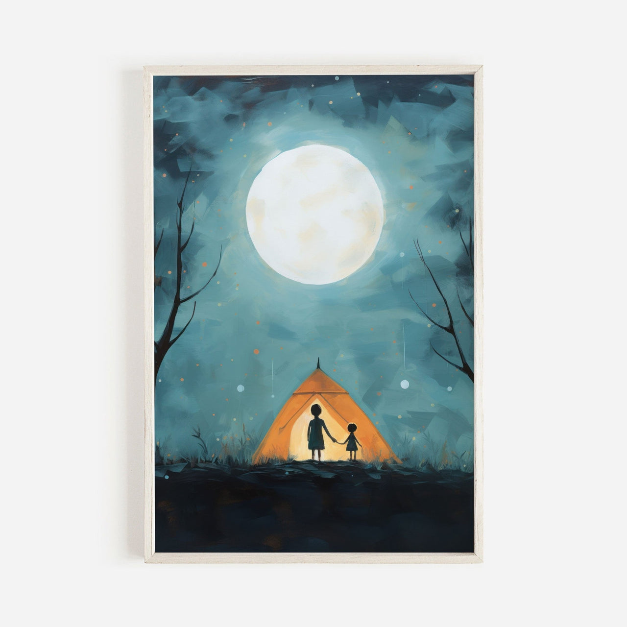 Camping Wall Art – Adventure Kids Room Print