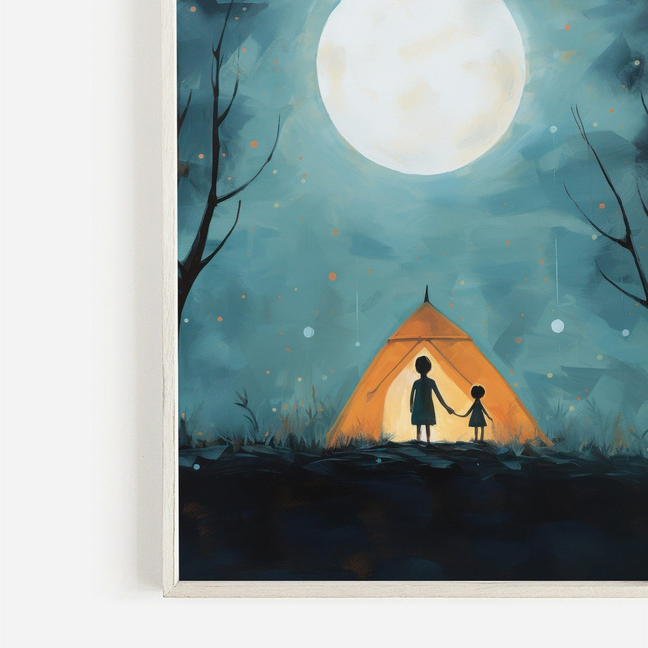 Camping Wall Art – Adventure Kids Room Print