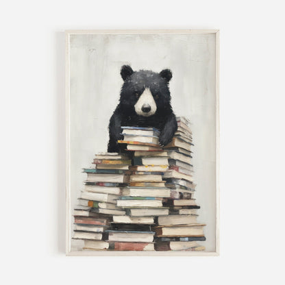 Kids Reading Book Decor, Classroom Wall Art, Study Room Accent - WildfieldPrints