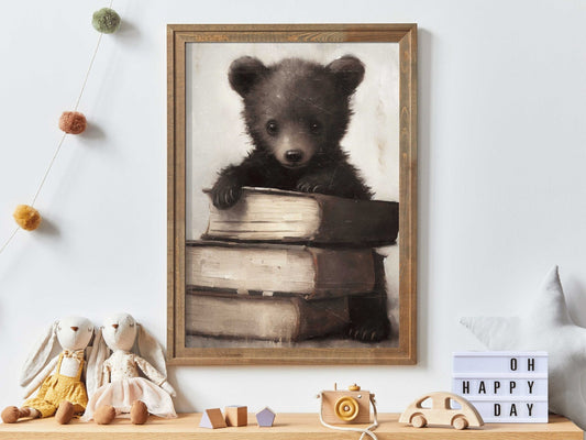 Learning Decor, Vintage Read & Study Wall Art, Classroom Decor - WildfieldPrints
