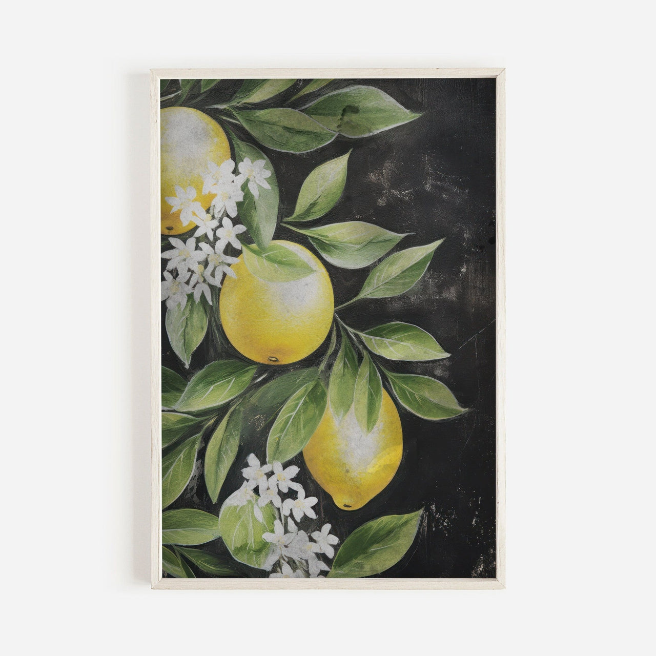 Lemon Wall Art – Citrus Kitchen Print