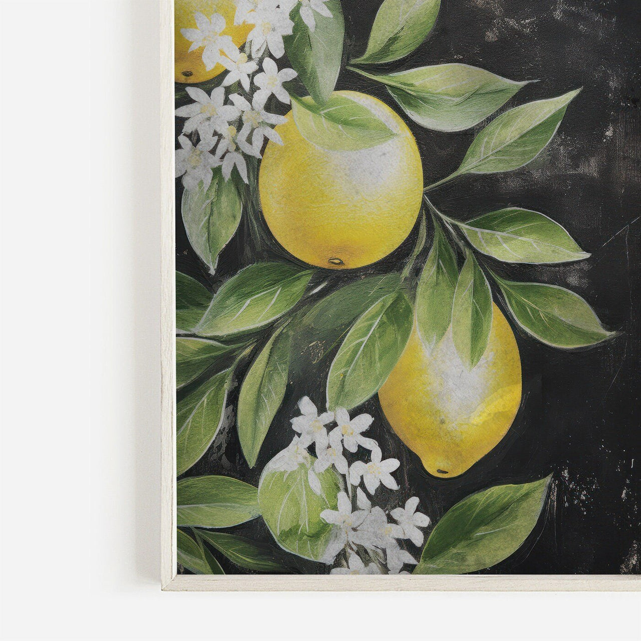 Lemon Wall Art – Citrus Kitchen Print