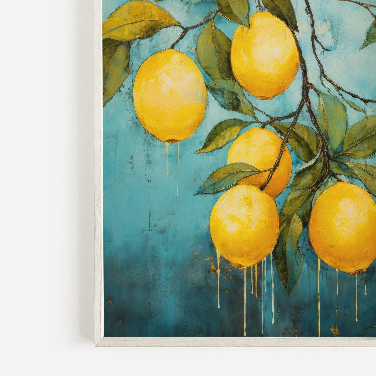 Lemon Wall Art – Citrus Kitchen Print