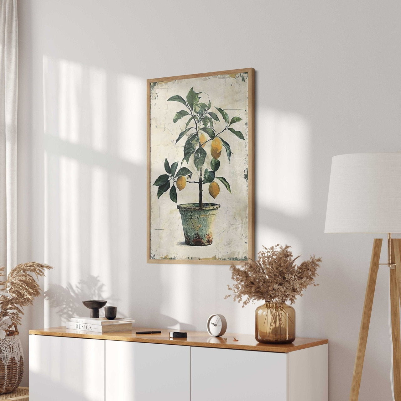 Lemon Tree Wall Art – Floral Kitchen Print