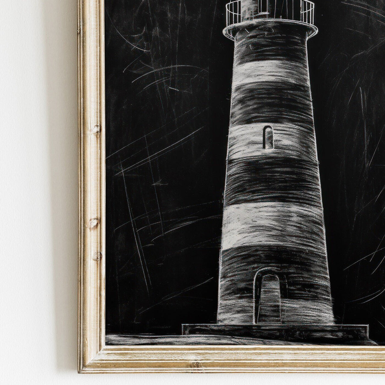 Lighthouse Wall Art – Nautical Nursery Print