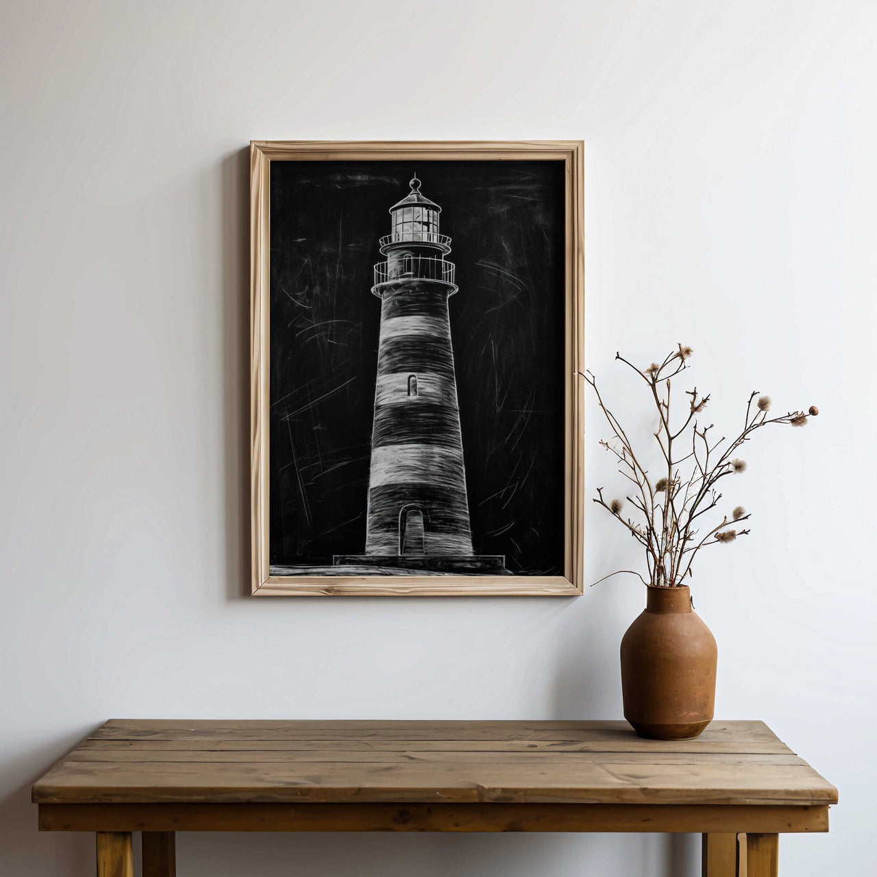 Lighthouse Wall Art – Nautical Nursery Print
