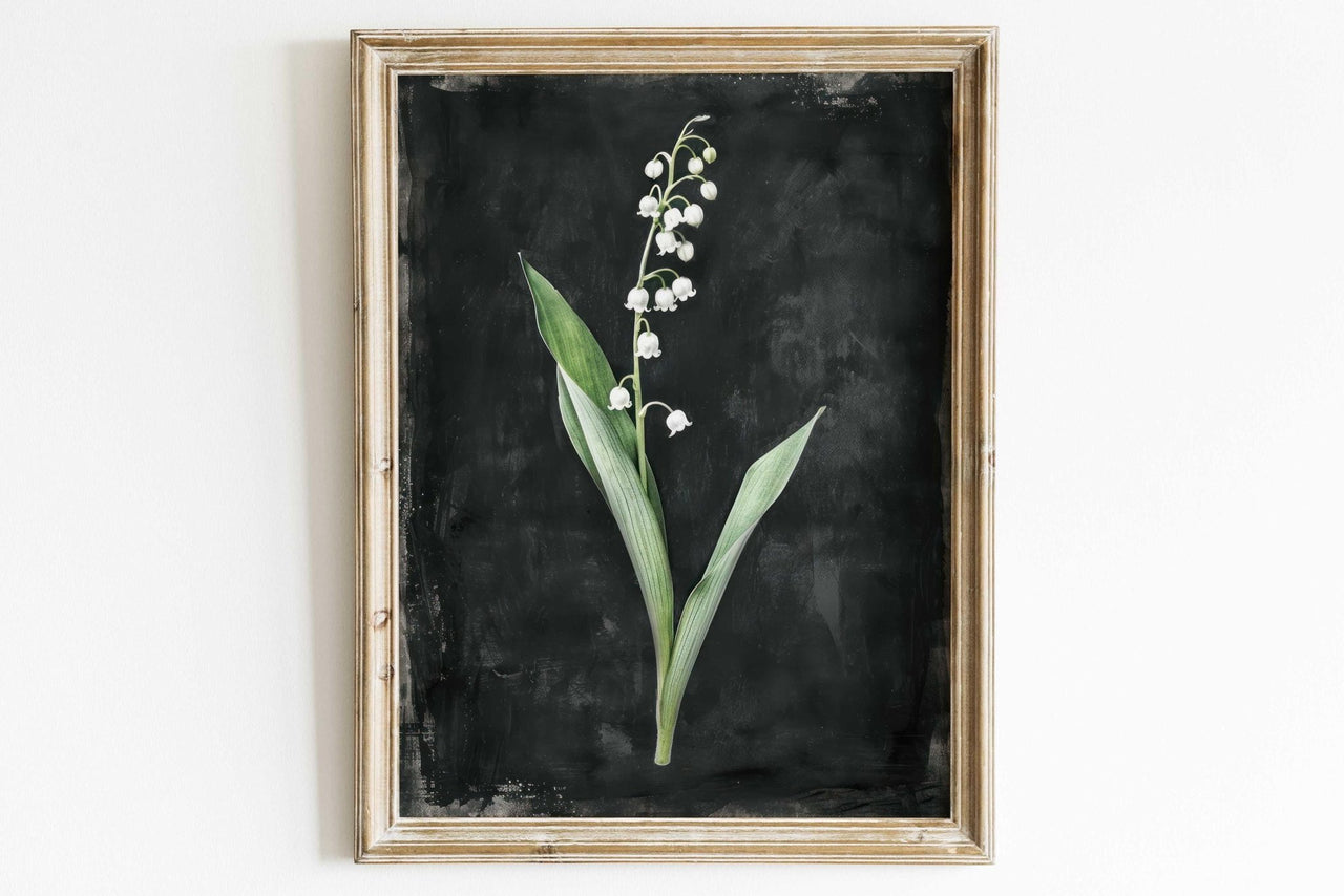 Lily of the Valley Print – Floral Nursery Wall Art