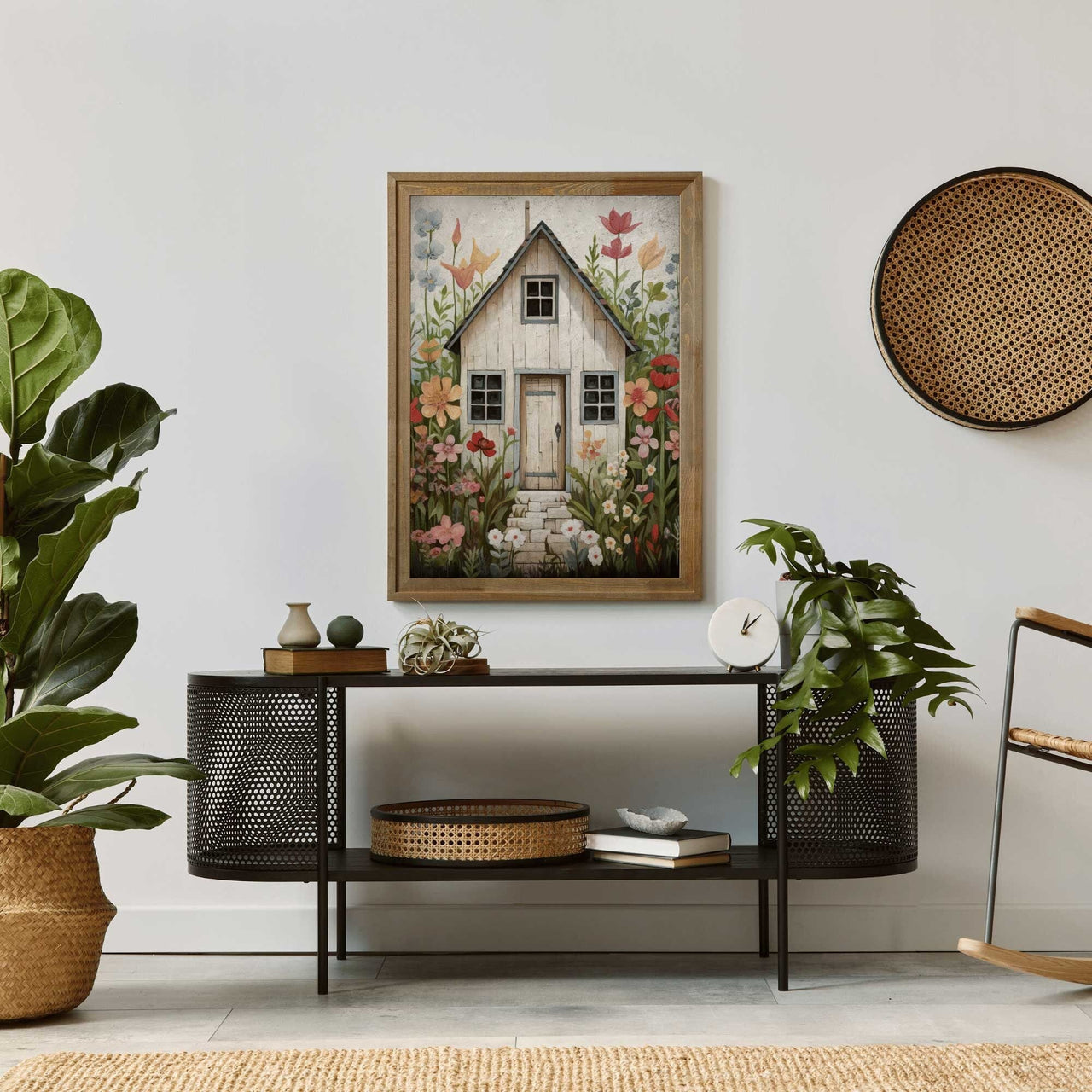 Tiny House Wall Art – Home Living Room Print