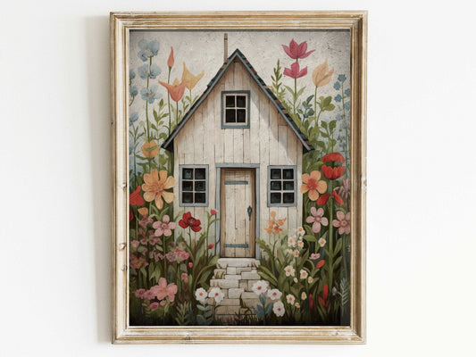 Tiny House Wall Art – Home Living Room Print