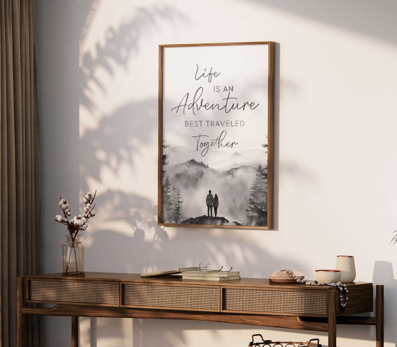 Adventure Saying Print – Love Wall Decor for Couples