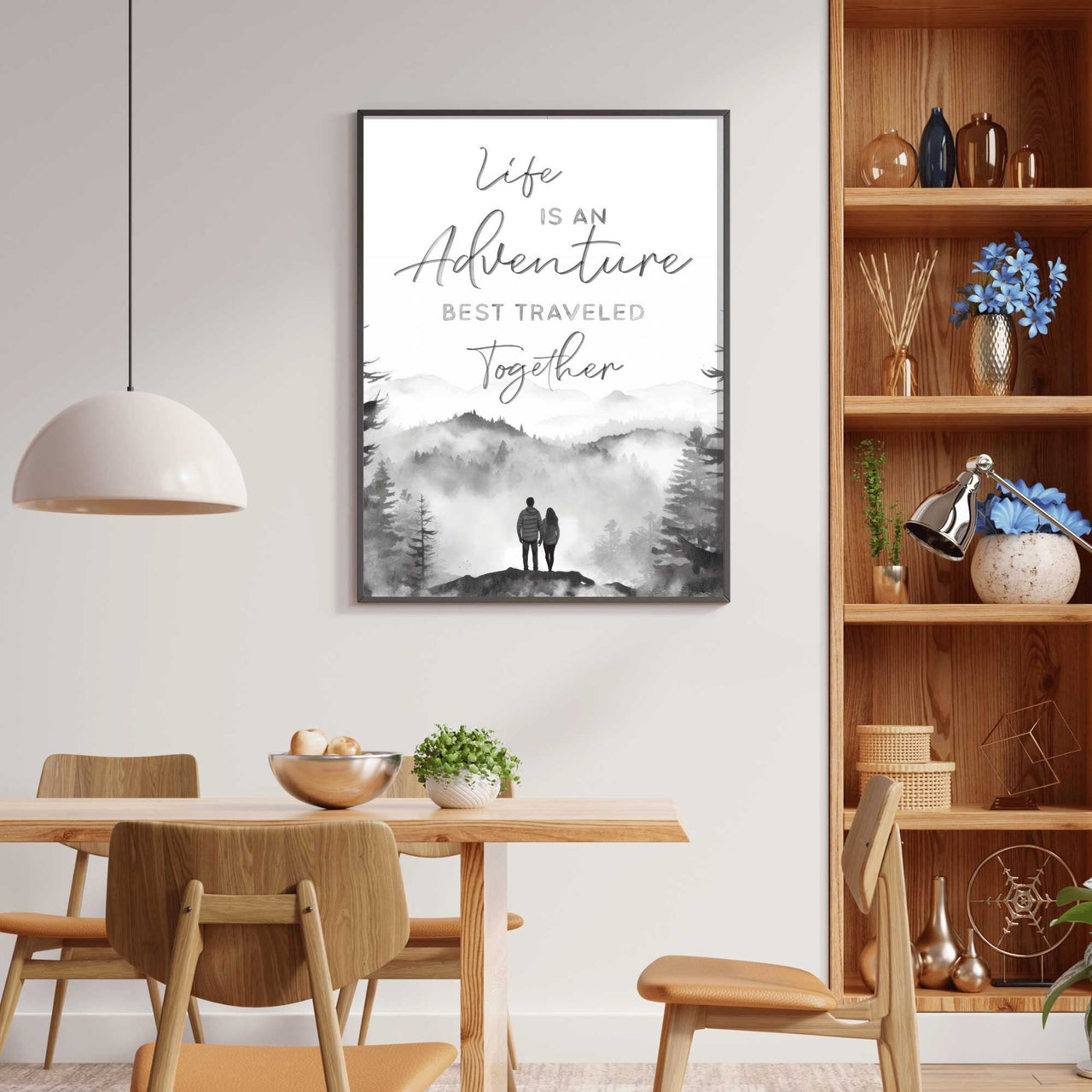 Adventure Saying Print – Love Wall Decor for Couples
