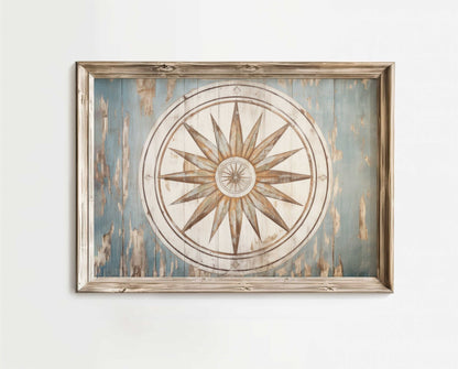 Medallion Print, Ornamental Wall Decor, Abstract Floral Accent - WildfieldPrints