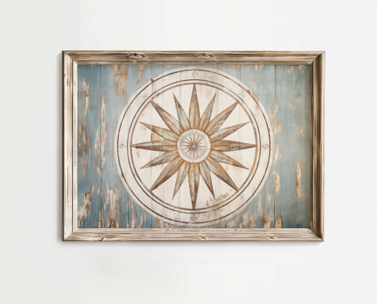 Medallion Print, Ornamental Wall Decor, Abstract Floral Accent - WildfieldPrints