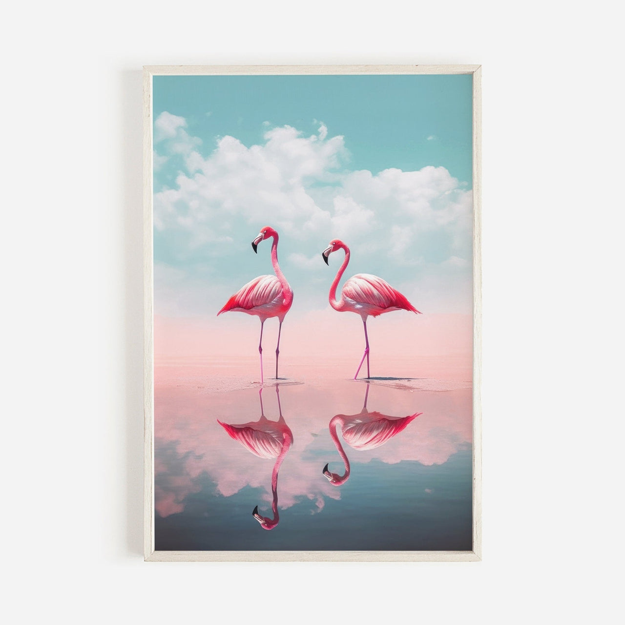 Flamingo Wall Art – Bird Living Room Print