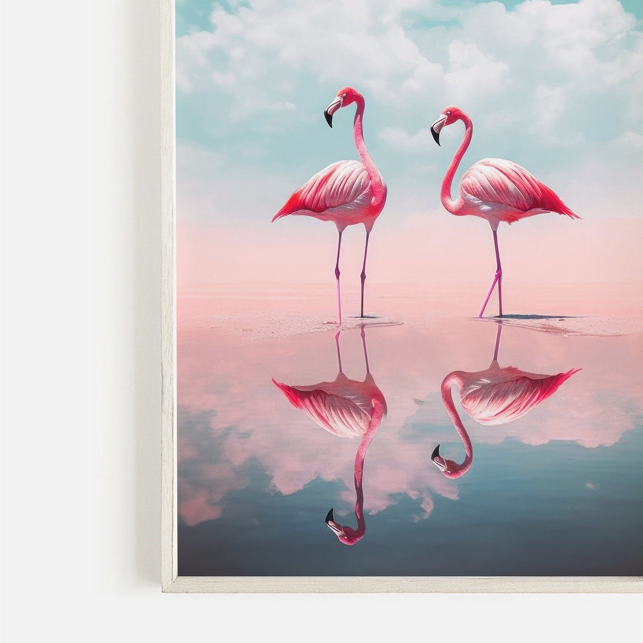 Flamingo Wall Art – Bird Living Room Print