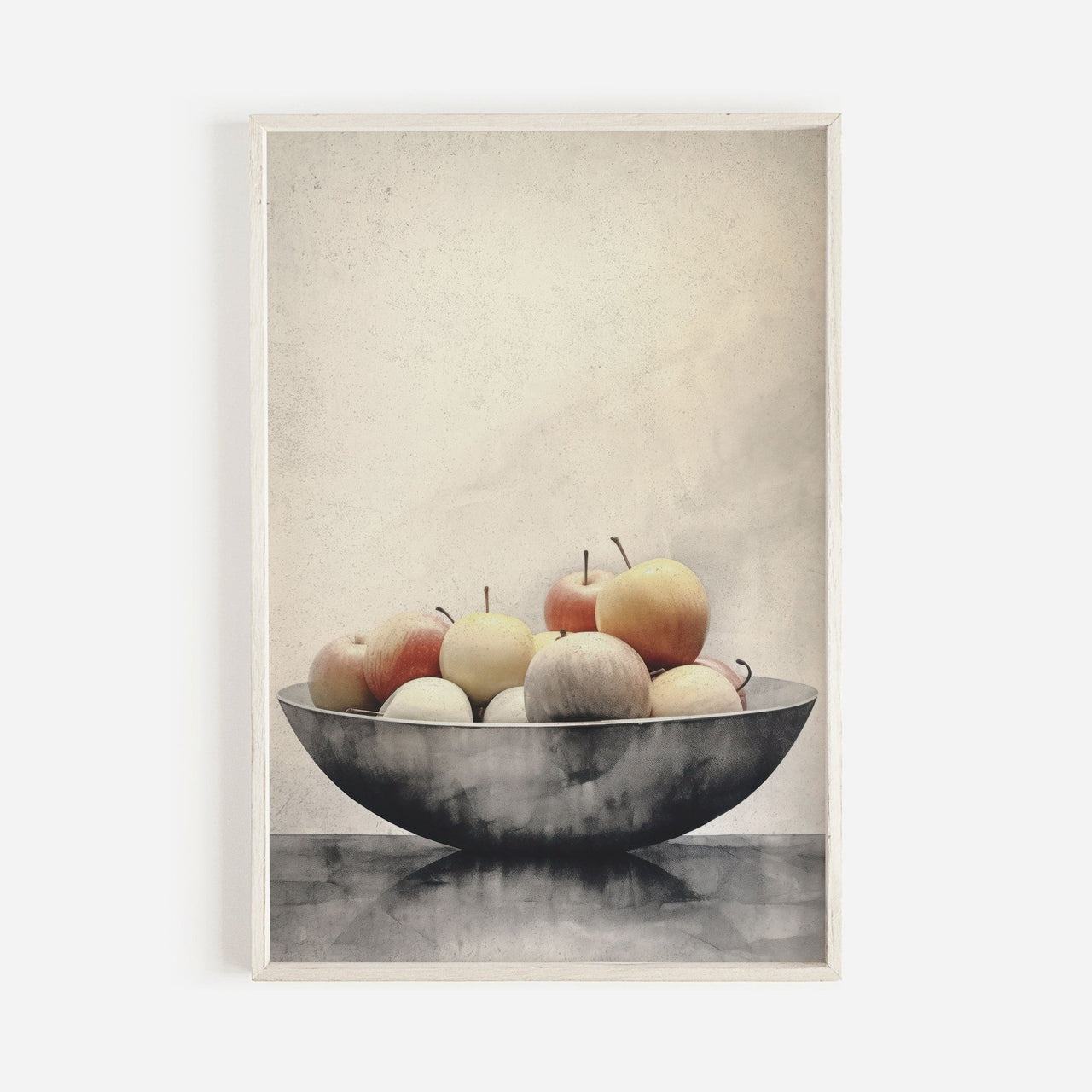 Fruit Bowl Wall Art – Kitchen Vintage Print
