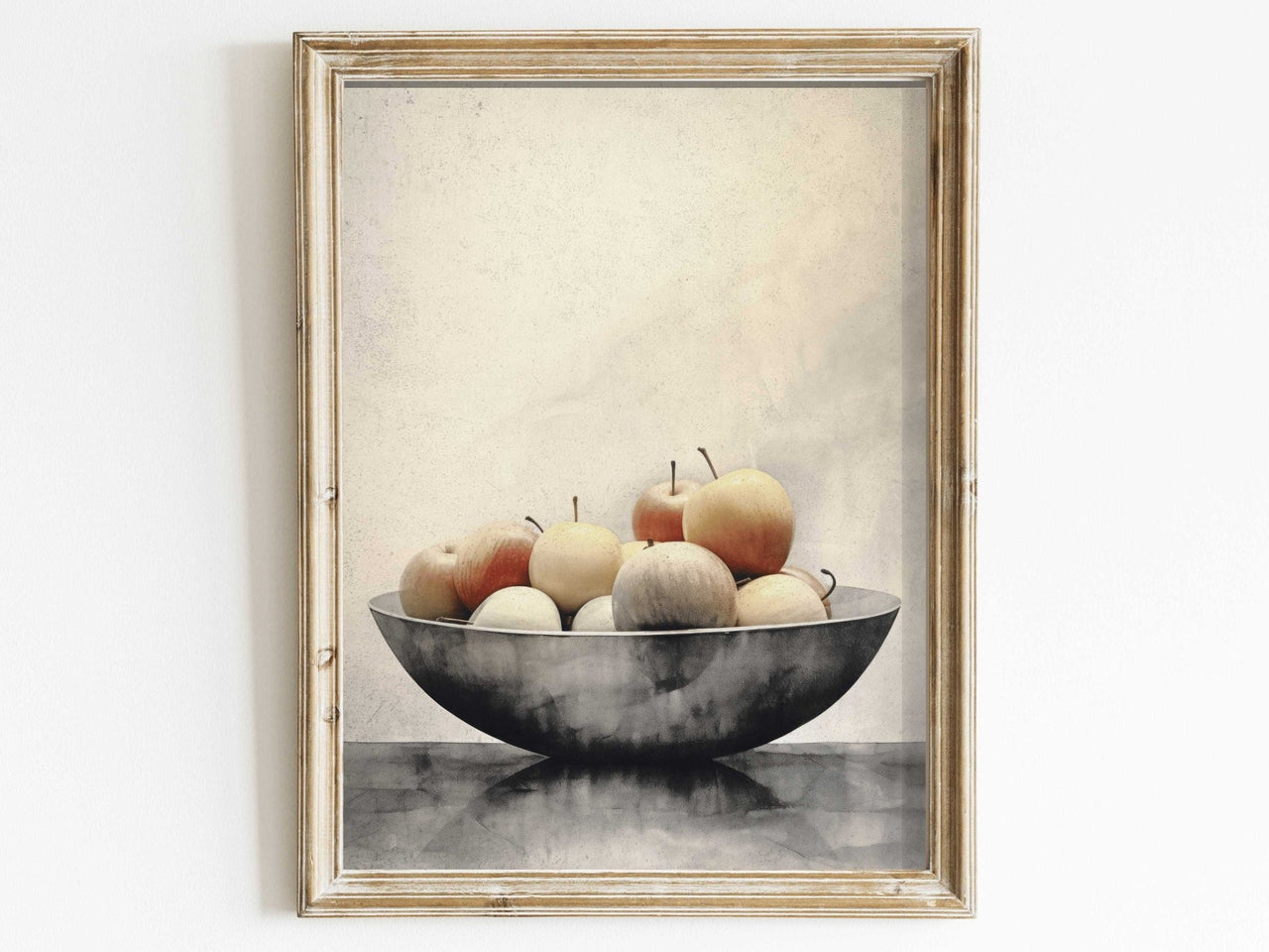 Fruit Bowl Wall Art – Kitchen Vintage Print