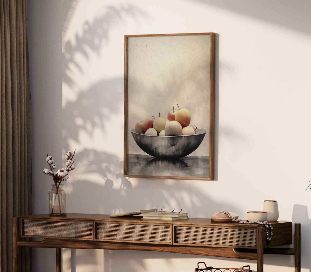 Fruit Bowl Wall Art – Kitchen Vintage Print