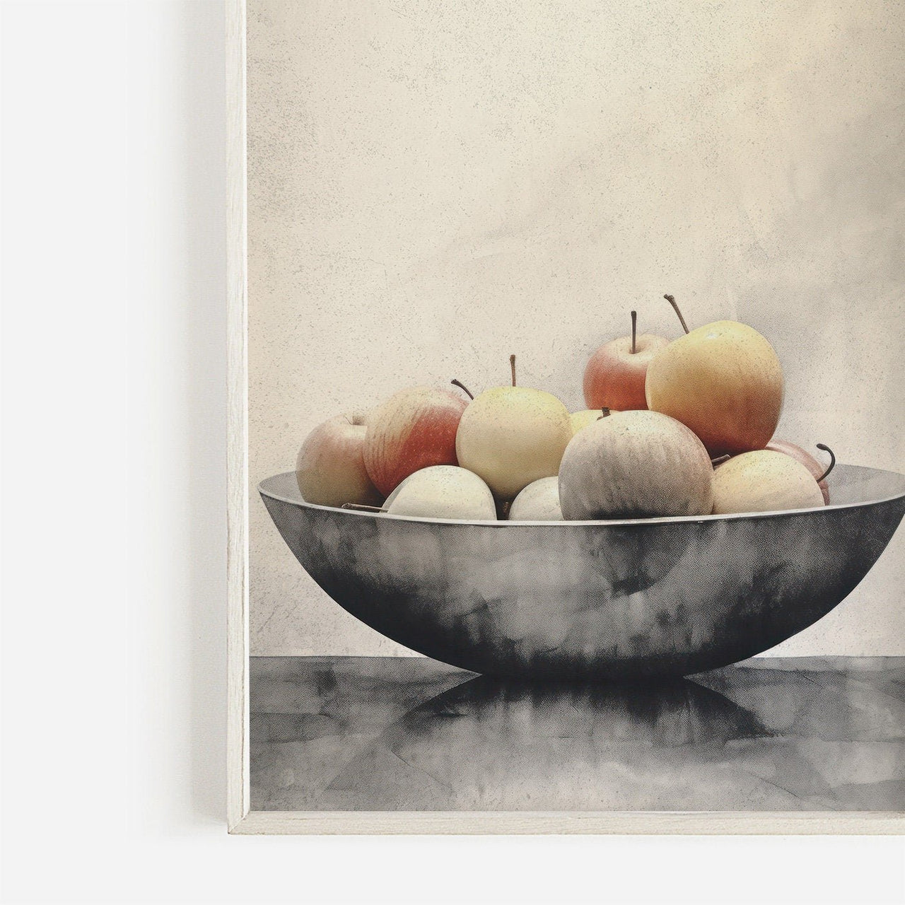 Fruit Bowl Wall Art – Kitchen Vintage Print
