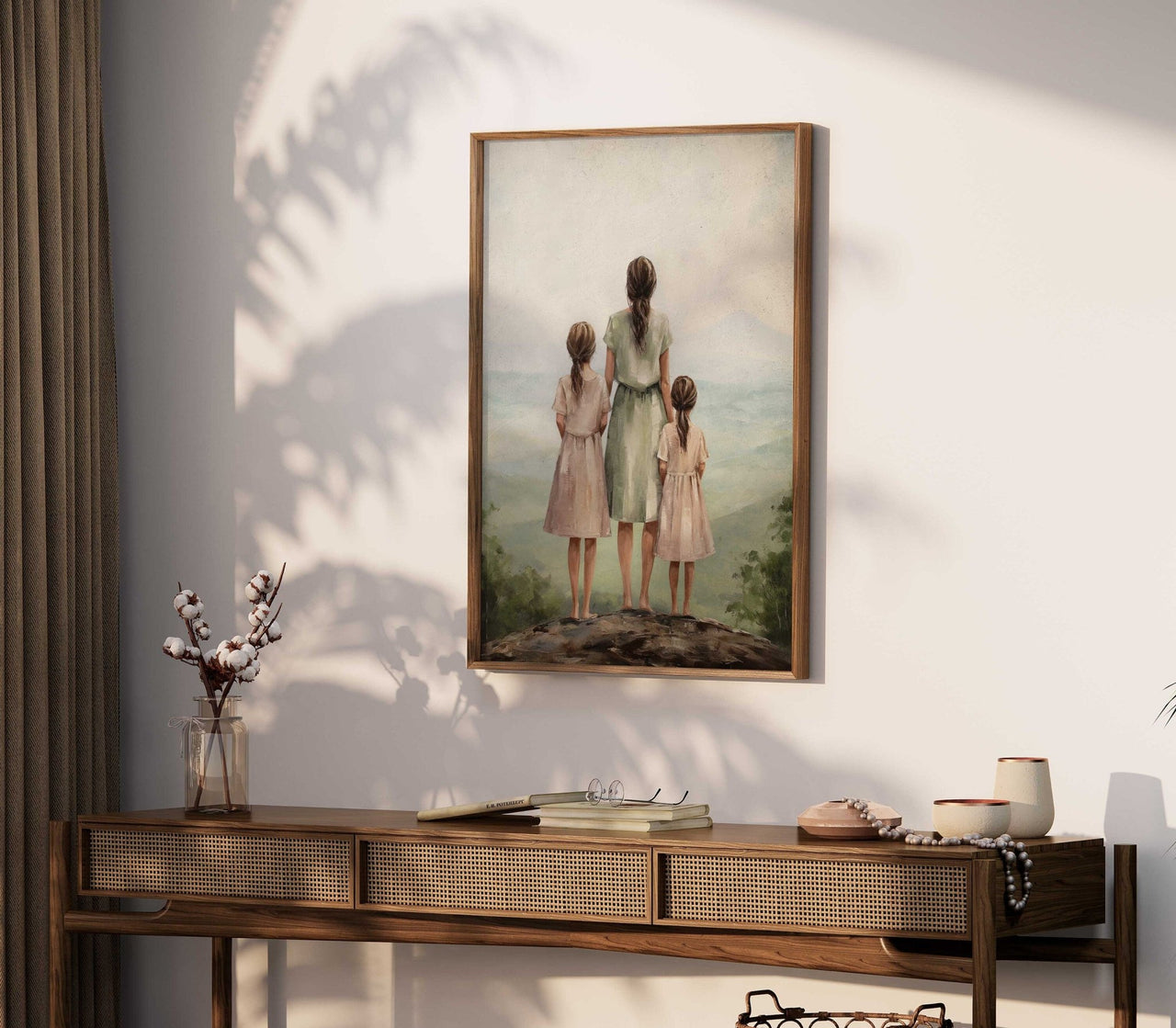 Mother and Daughter Bond Print – Family Nursery Wall Art