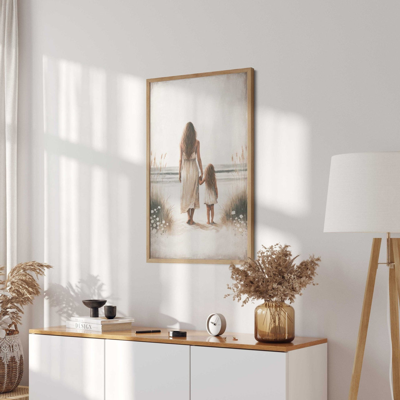 Mother Daughter Print – Family Nursery Wall Decor for Girls