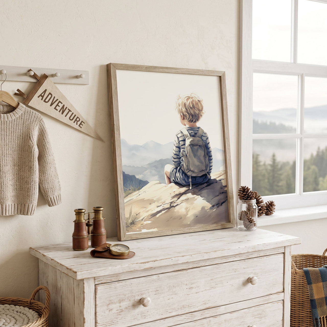 Mountain Art – Nature Boys Room Print