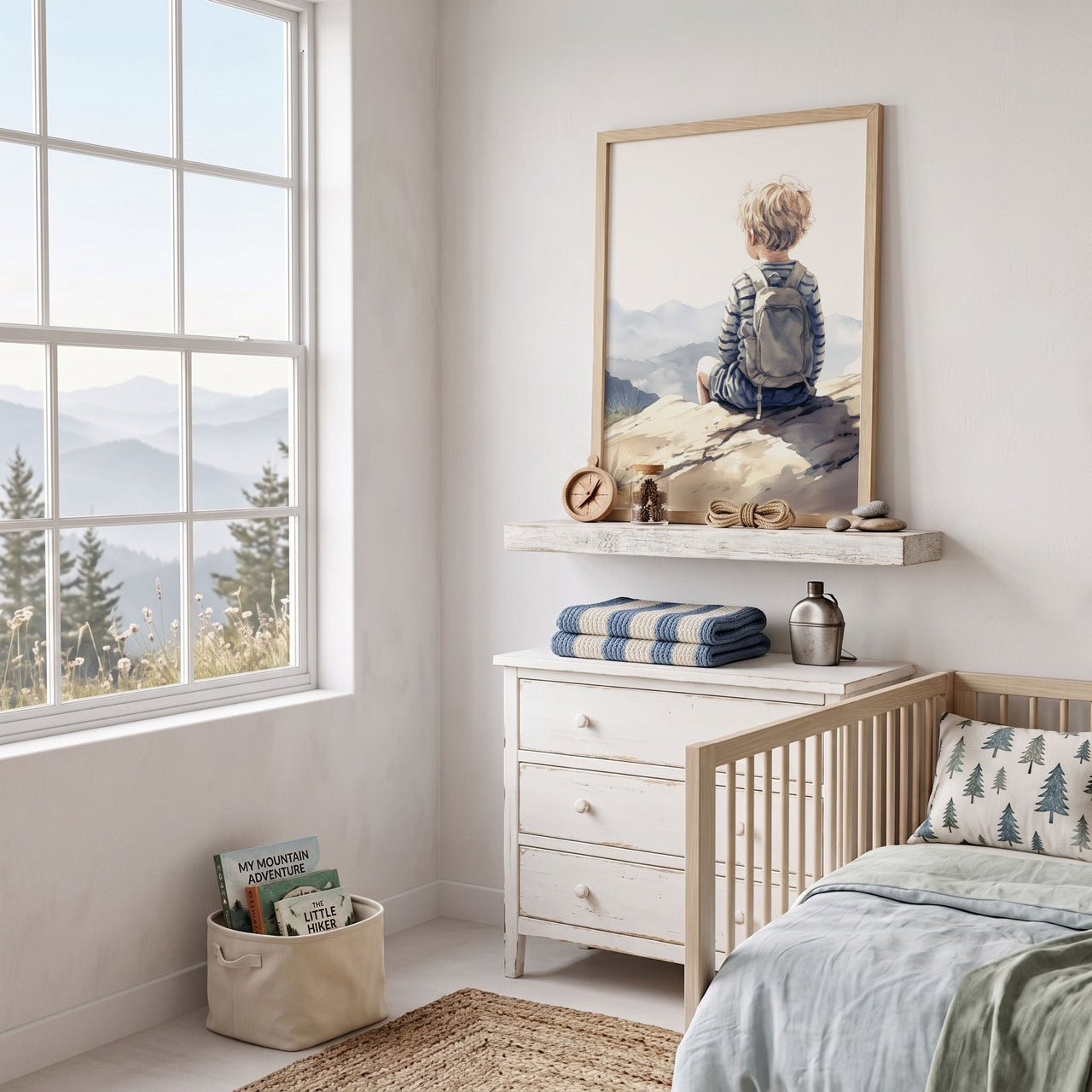 Mountain Art – Nature Boys Room Print