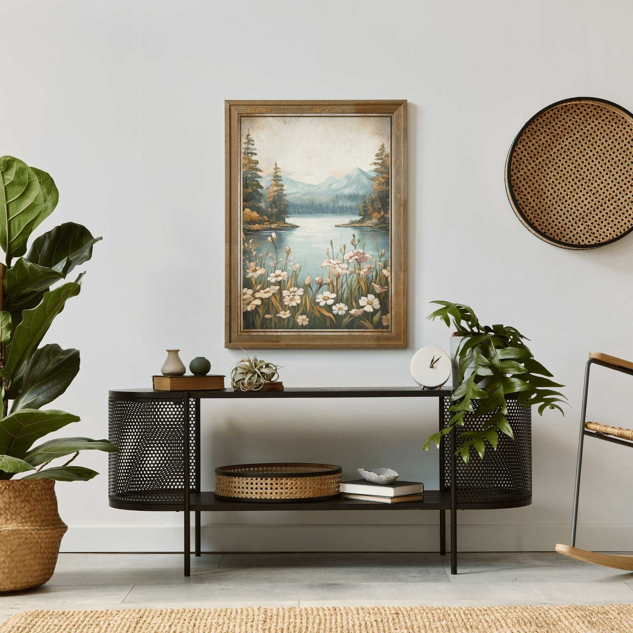 Forest Lake Wall Art – Nature Nursery Print