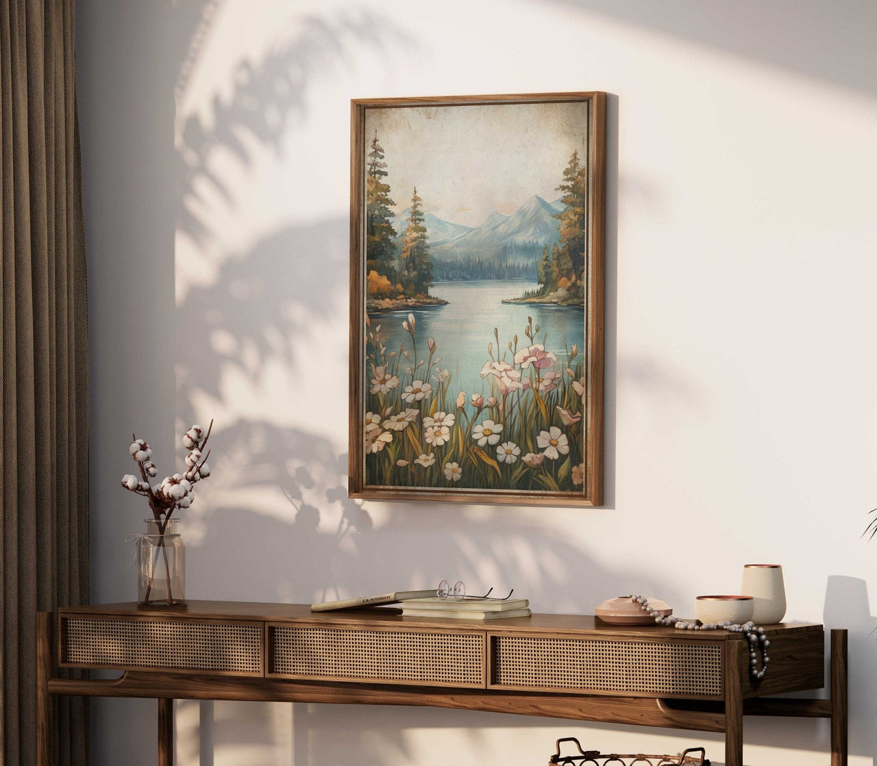 Forest Lake Wall Art – Nature Nursery Print