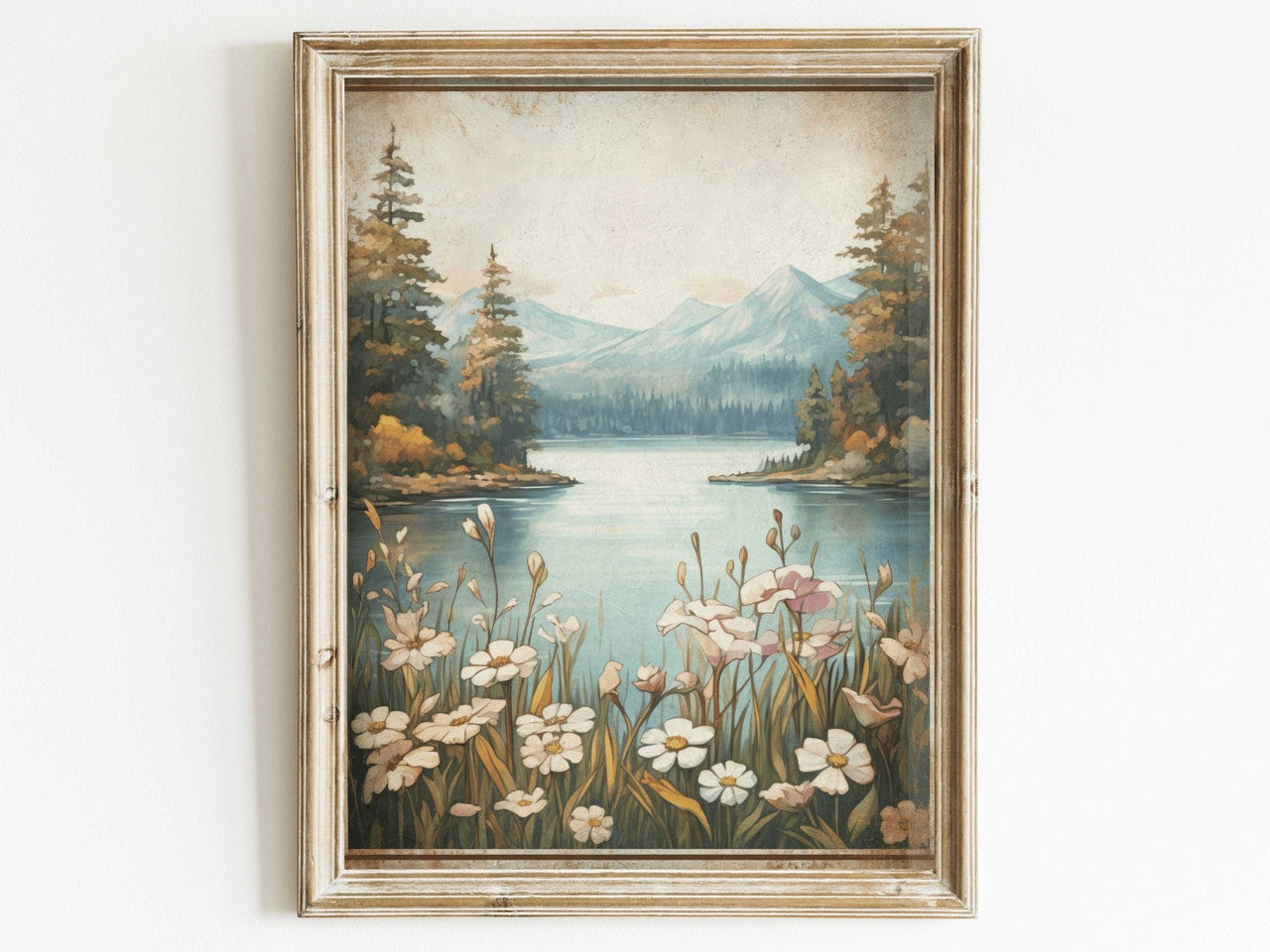 Forest Lake Wall Art – Nature Nursery Print