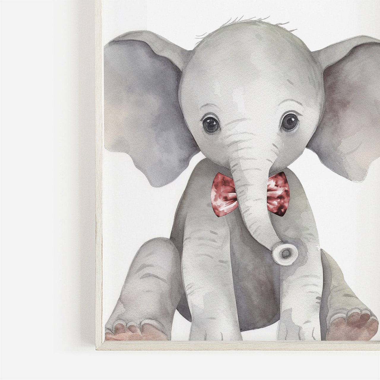 Safari Baby Animal Wall Art – Wildlife Kids Room Prints • Set of 3