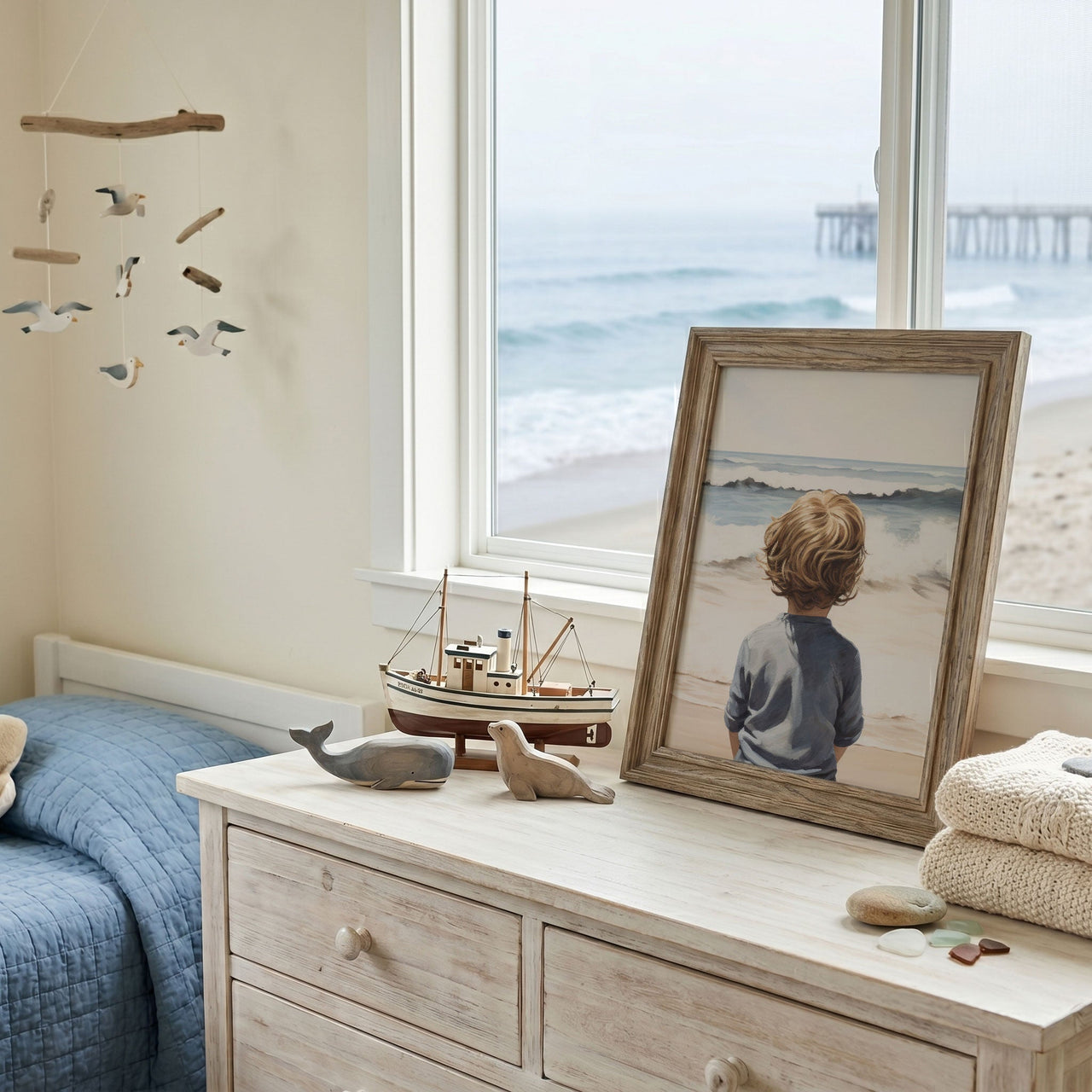 Ocean Adventure Wall Art – Beach Boys Room Decor