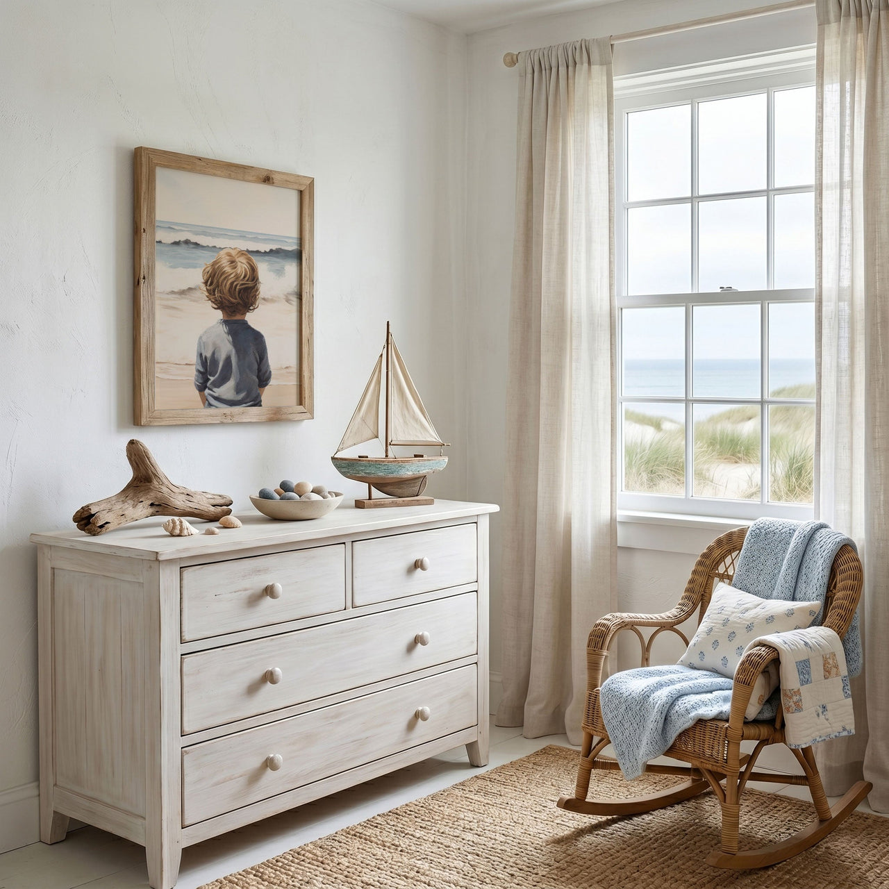Ocean Adventure Wall Art – Beach Boys Room Decor