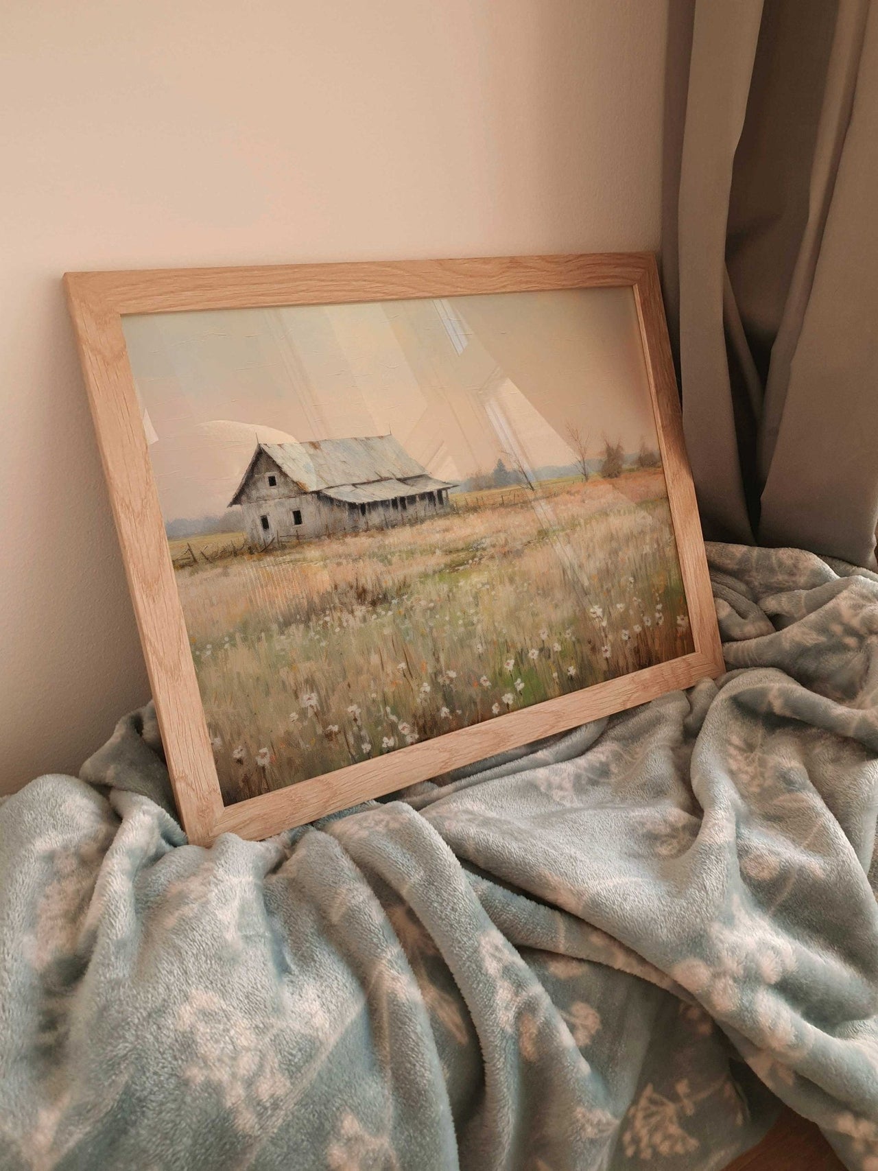 Old Barn Wall Art – Farm Nursery Print
