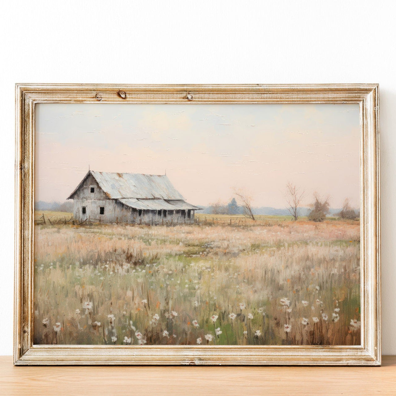 Old Barn Wall Art – Farm Nursery Print