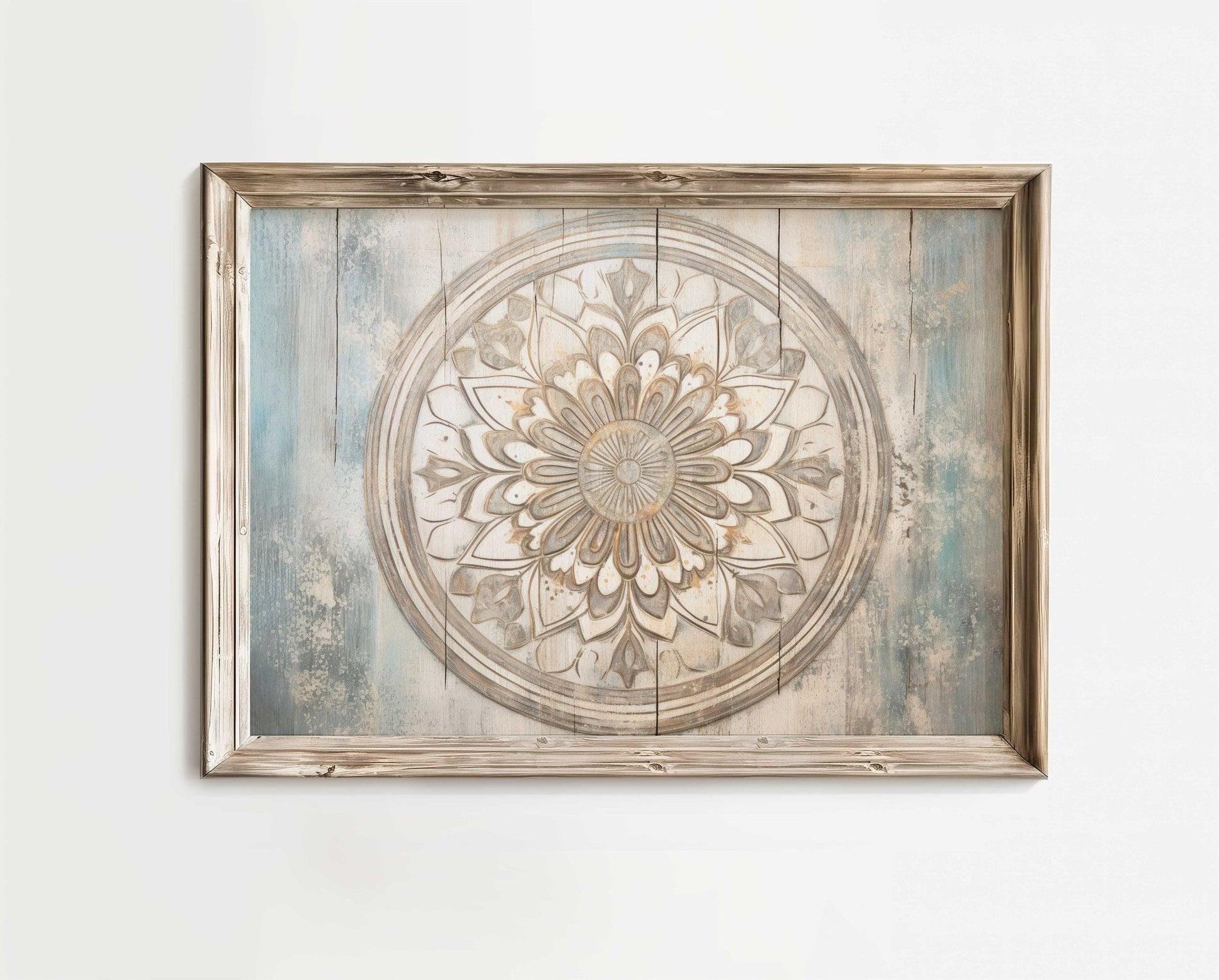 Ornamental Floral Prints, Abstract Flower Wall Decor, Botanical Design - WildfieldPrints