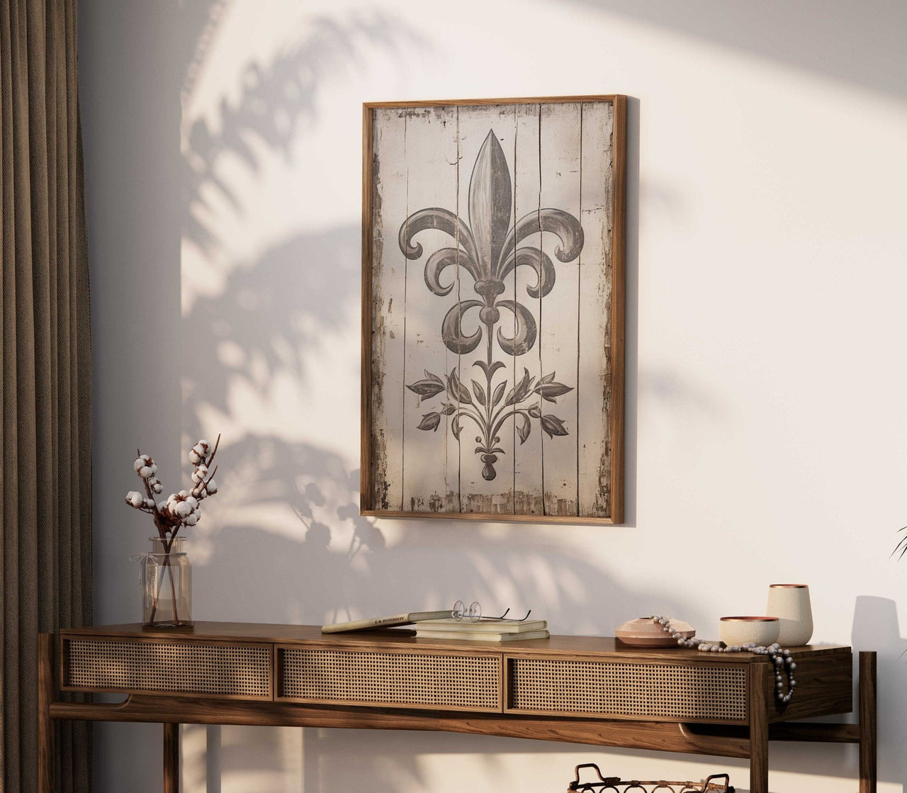 Abstract Wall Art – Farmhouse Living Room Print
