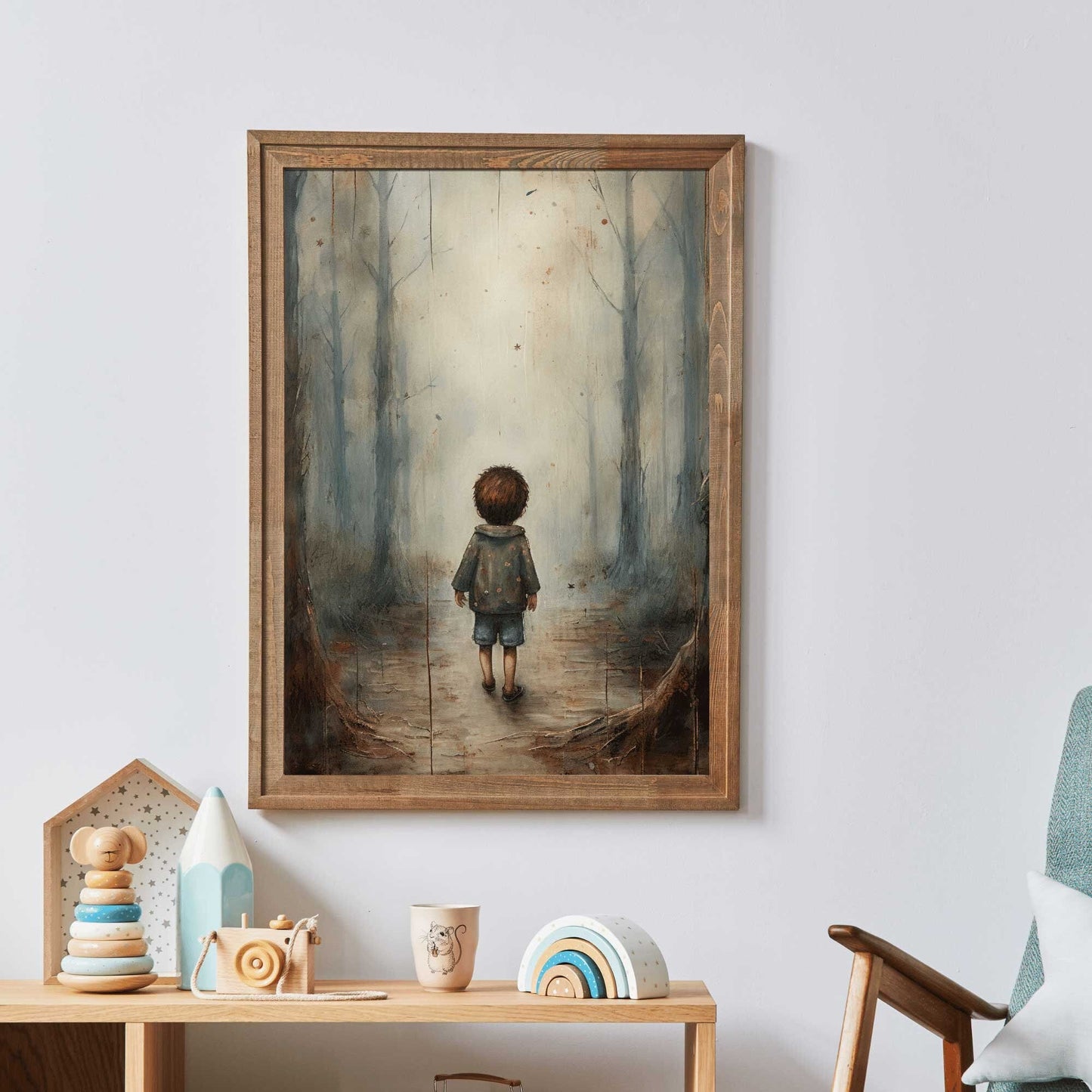 Outdoors Nursery Decor, Adventure Art for Boys, Forest Wall Decor - WildfieldPrints