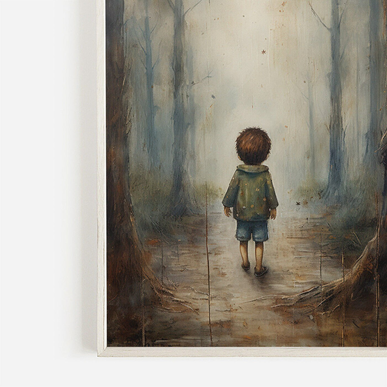 Forest Wall Art – Adventure Boys Room Print