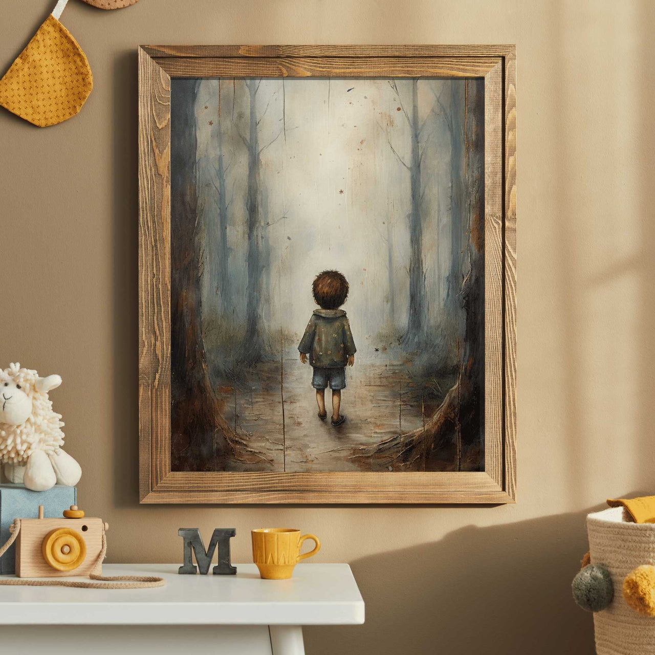 Forest Wall Art – Adventure Boys Room Print