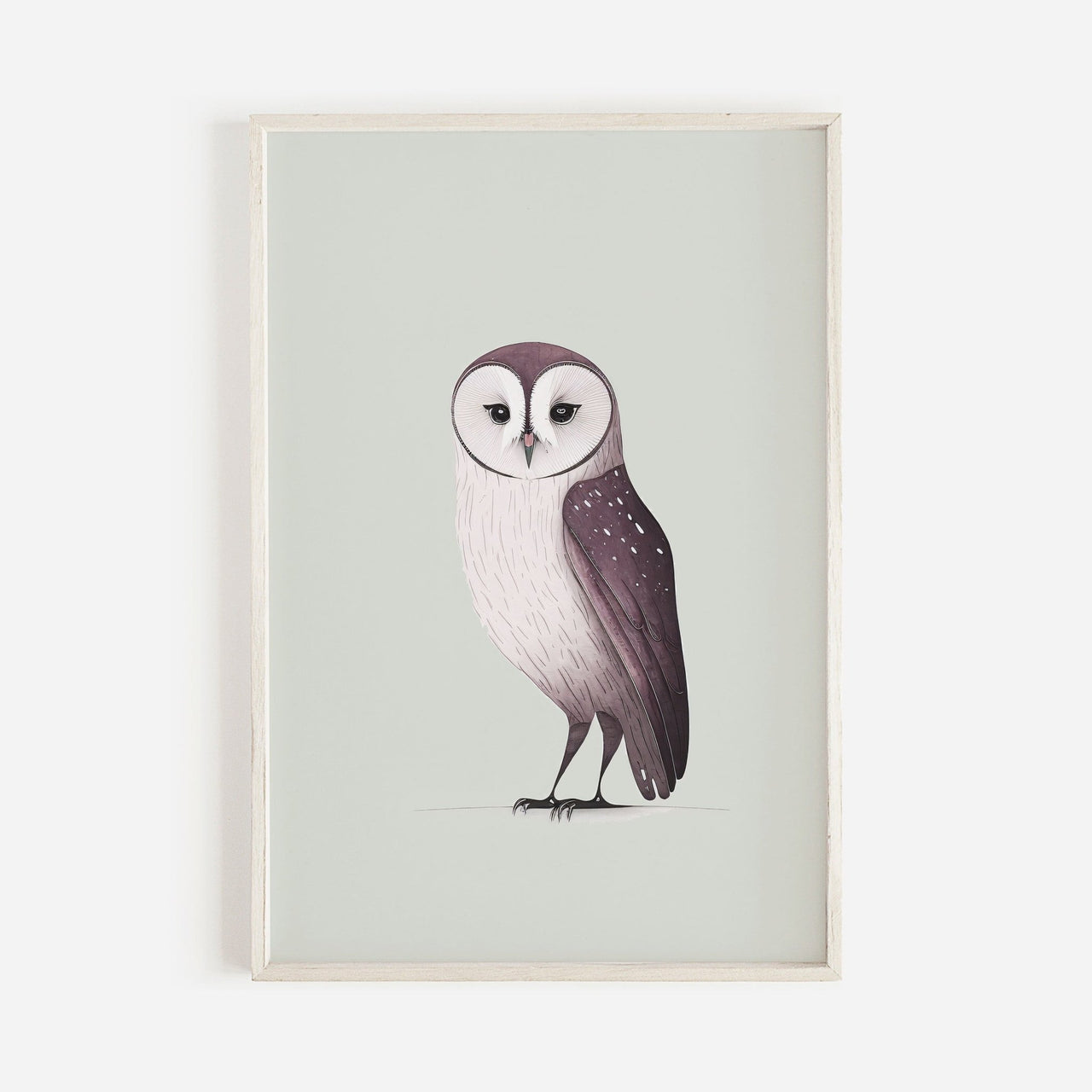 Owl Wall Art – Animal Nursery Print