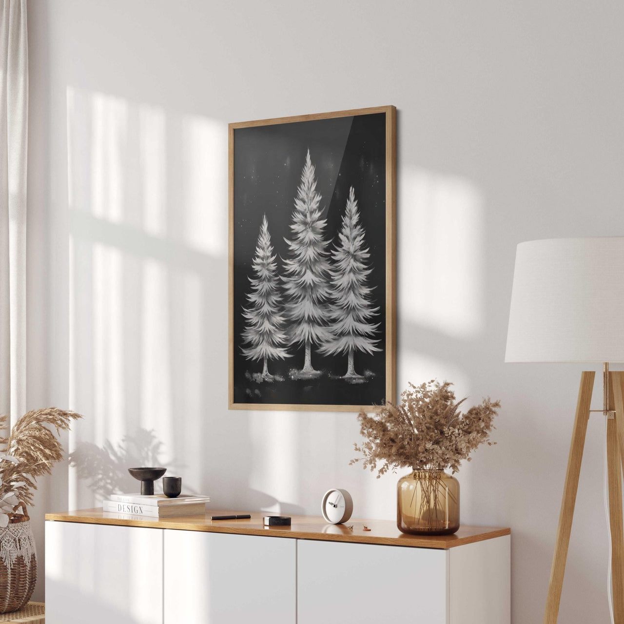 Spruce Tree Wall Art – Holiday Nursery Print