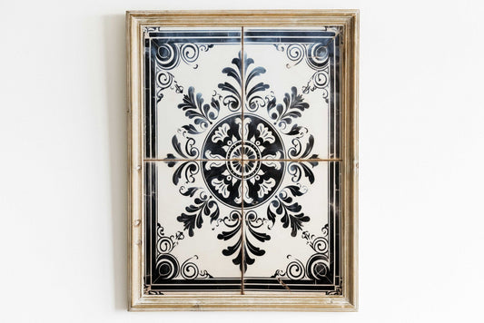 Portuguese Tile Print – Vintage Room Wall Decor