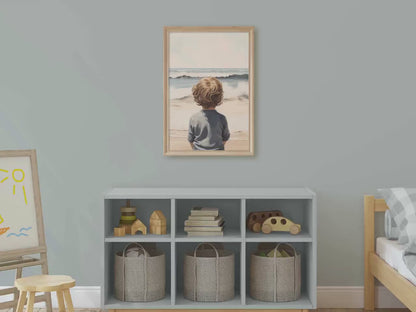 Ocean Adventure Wall Art – Beach Boys Room Decor