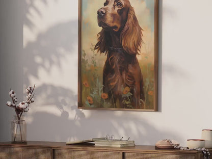 Cocker Spaniel Wall Art – Dog Nursery Print
