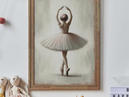 Ballerina Wall Art – Dance Girls Room Print