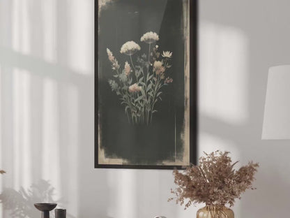 Wildflower Wall Art – Floral Girls Room Print